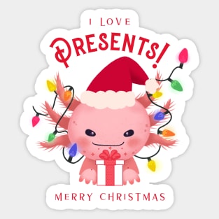 I Love Presents Sticker